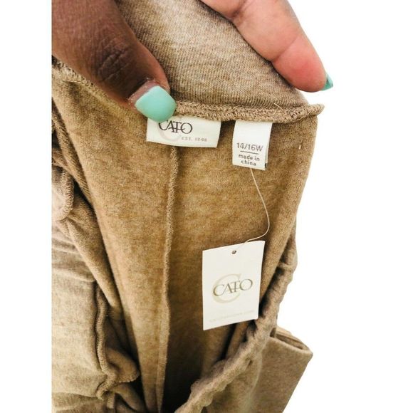 8727 Nwt Brown Leisure lounge sweat pants - Picture 6 of 6